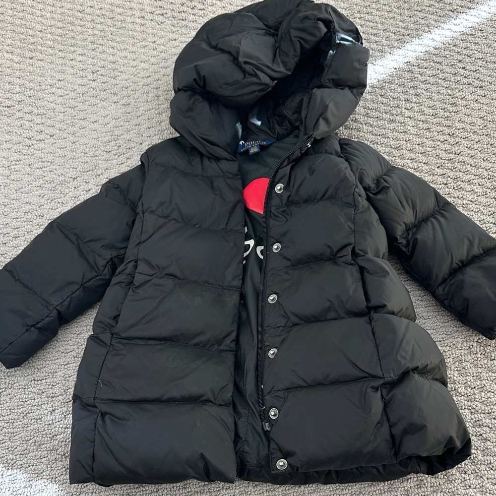 Polo by Ralph Lauren Black Kids Puffer Jacket